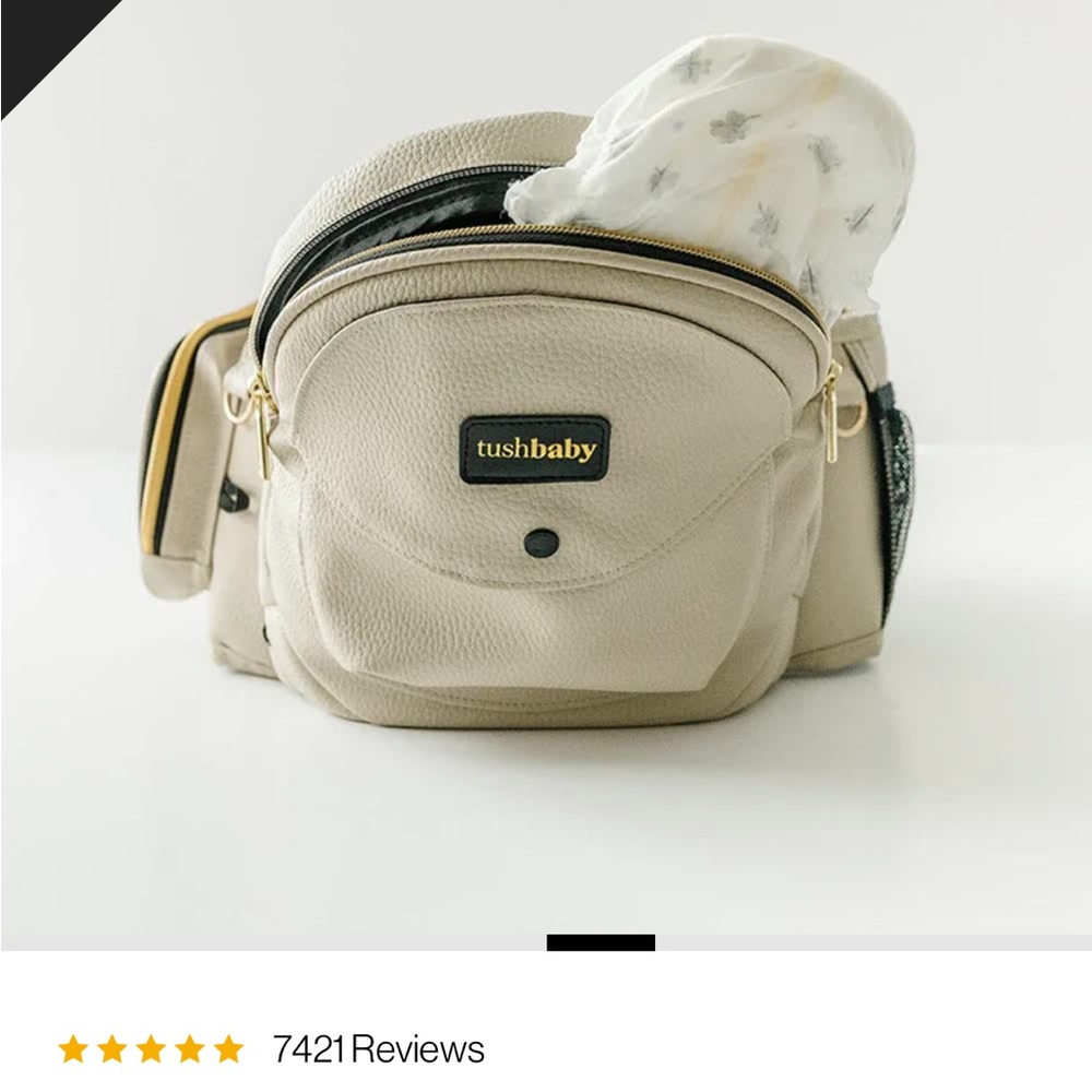 Tushbaby Cream Hip Carrier